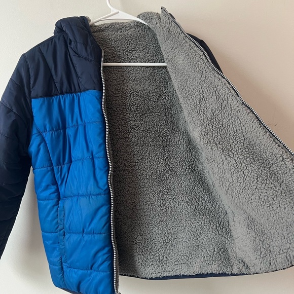 Eddie Bauer Fleece Lined Puffer Jacket - Size Youth XL (10/12) - Picture 12 of 14